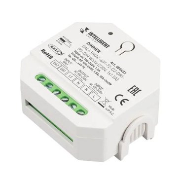 Диммер DALI-TRIAC-601-72-D2-DRI-PS-DIN White (230V, 1x1.5A) 050433