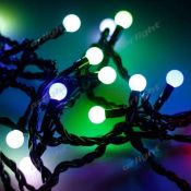 гирлянда фигурная  7W RGB 025573 ARD-BALL-CLASSIC-D13-10000-BLACK-100LED 230V IP65