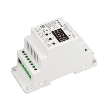 Диммер DALI-TRIAC-601-82-D2-DRI-PS-DIN White (230V, 1x1.5A) 055818