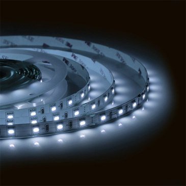 Светодиодная лента Белый 5050 24V 14.4W/m 60Led/метр 00-340 Стандарт 10мм IP20