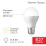 светодиодная лампа шар  A60 Белый теплый 11,5W E27 2700K
