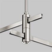 Крепление потолочное Короткое / Short двойное 78мм Flarity TRA156C-D1-PT платина