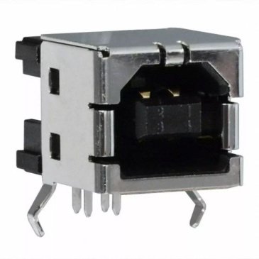 Розетка USB B 292304-1 угловая на плату