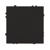 Выключатель встраиваемый одноклавишный непроходной 054243 SWT-NOBE-MK01-SFPL-BK черный