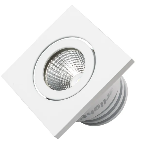 светильник   5W Белый дневной 020758  LTM-S50x50WH 25deg 220V квадратный встраиваемый белый