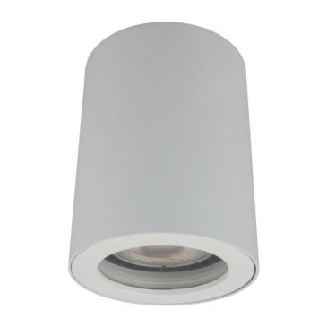 Накладной светильник DENKIRS без лампы FARUM DK3007-WH GU10 цилиндр белый IP44