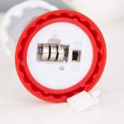 фигурка  светодиодная на батарейках «Свеча Сани новогодние», LR44, 6х6х10 см , RGB