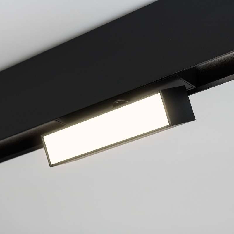 Магнитный трековый светильник  6W Белый дневной MAG-FLAT-FOLD-45-S205 100deg  24V на магнитный шинопровод черный 026988
