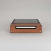 светильник   3W Белый теплый 030022 LGD-SIGN-WALL-S150x200 230V IP54 прямоугольный накладной коричневый