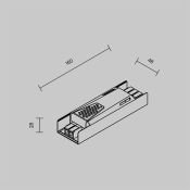 Блок питания (AC-DC) 24V  100W 821006 PSL013  самозажимные клеммы кожух