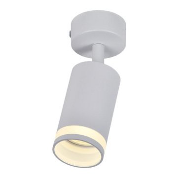 Накладной светильник без лампы IEK LIGHTING 4006 LT-USB0-4006-GU10-1-K01 GU10 цилиндр поворотный белый