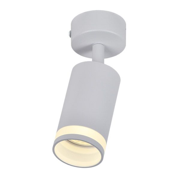 Накладной светильник без лампы IEK LIGHTING 4006 LT-USB0-4006-GU10-1-K01 GU10 цилиндр поворотный белый