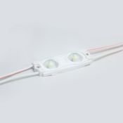 Светодиодный модуль герм. 2led Белый 2835smd 12V линейный с линзой ELF-2SMD2835std W