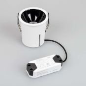 Встраиваемый светильник  25W Белый теплый 035457 MS-ATLAS-BUILT-R90 230V IP20 круглый белый с черной вставкой