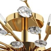 Люстра на штанге Lightstar без лампы 791182 ISABELLE 8х40W G9 золото