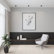 Накладной светильник DENKIRS без лампы NEAT DK3110-BK GU5.3 цилиндр черный