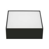 Накладной светильник  18W Белый теплый 029478 SP-QUADRO-S170x170 220V IP40 квадратный черный Уценка!!!
