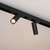 Магнитный трековый светильник  9W Белый теплый MAG-SPOT-25-R90 30deg  24V на магнитный шинопровод черный 033677