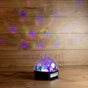 Светодиодный светильник-проектор RGB 601-257 &quot;Диско-шар&quot;, пульт д/у, bluetooth, 6 Led,15W, 230V, IP20