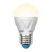 светодиодная лампа шар  G45 Белый теплый  7W UL-00002420 LED-G45 7W/WW/E27/FR PLP01WH ЯРКАЯ