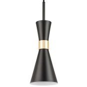 Люстра подвесная Lightstar без лампы 816017 DUMO 1х40W E14 черный/золото