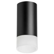 Накладной светильник Lightstar без лампы R43731 RULLO HP16  GU10 цилиндр черный/матовый