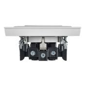 Штепсельная розетка встраиваемая IEK BRITE 16А BR-R14-16-K91-F РСР14-1-0-БрАБ с з/к и шторками в сборе арктический белый