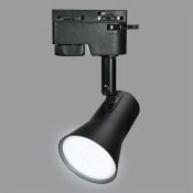 Трековый светильник однофазный под лампу GU10 UBL-Q323 BLACK на шинопровод черный UL-00009603 Volpe