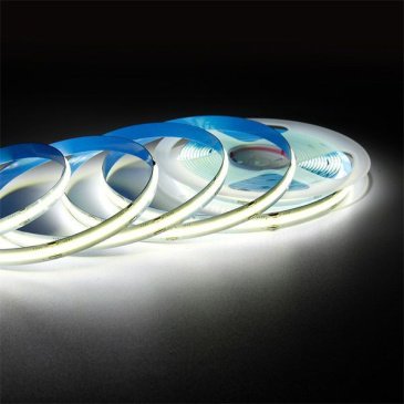 Светодиодная лента Белый дневной COB 24V 10W/m 528Led/метр 00-375 PRO 8мм IP20