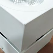 Накладной светильник   5W Белый дневной LEVEL LC1329-W 220V IP20 поворотный квадратный белый матовый