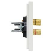 Розетка встраиваемая аудио IEK FORTE&PIANO FP239 белый FP-S40-K01