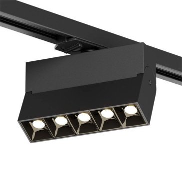 Трековый светильник  10W Белый теплый SOLID EDDER DK6436-BK IP20 на шинопровод черный