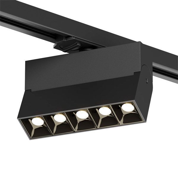 Трековый светильник  10W Белый теплый SOLID EDDER DK6436-BK IP20 на шинопровод черный