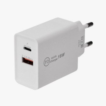 Зарядное устройство REXANT 2xUSBType-C + USB 3.0 с Quick charge белое
