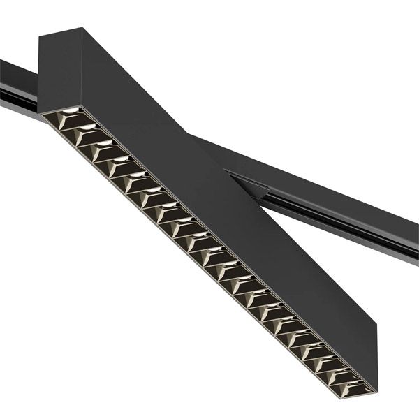 Трековый светильник  40W Белый теплый SOLID EDDER DK6634-BK IP20 на шинопровод черный
