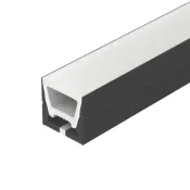 Архитектурный силиконовый профиль WPH-FLEX-1616-TOP-S11-5m BLACK 045759
