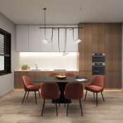 Готовый набор ременной трековой системы DENKIRS  72W Белый дневной Belty DK55SET05-02-DG подвесной тёмно-серый