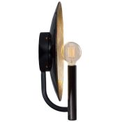 светильник Sunlumen без лампы 091-145  ORBIS-B 450 Potal Gold E27 настенный дерево / металл