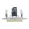 Розетка встраиваемая компьютерная IEK SKANDY SK-K10-1-K06 SK-K01G RJ45 кат.5E мятный