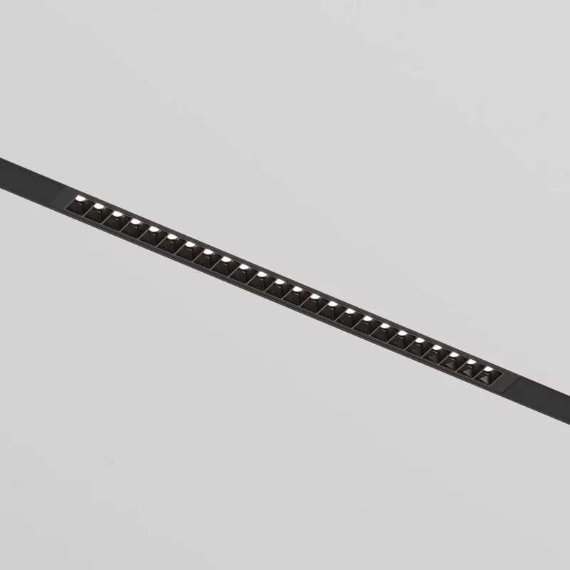 Трековый светильник  18W Белый теплый SIMPLE GRILL DK8102-BK IP20 на шинопровод черный