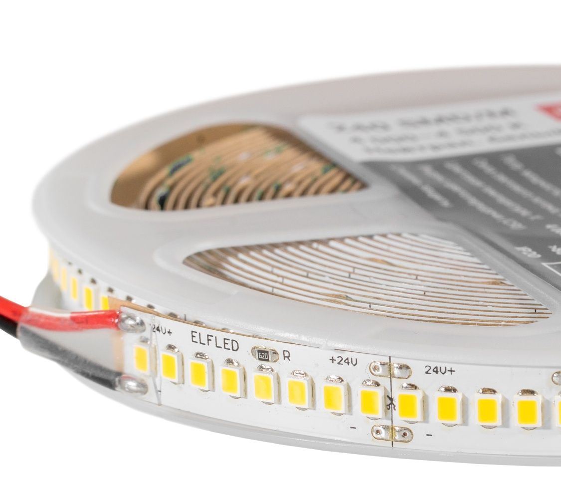 Светодиодная лента Белый дневной 2835 24V 22W/m 240Led/метр ELFLED-24240-PRO140-WD 4000-4500К