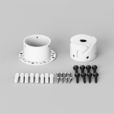 Держатель для гибкого неона Maytoni NEMO 201144 для двухстороннего скрытого монтажа неона 360° D25 белый