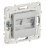 Розетка встраиваемая компьютерная двойная IEK SKANDY SK-K20-2-K23 SK-K04S RJ45 кат.6 серебряный