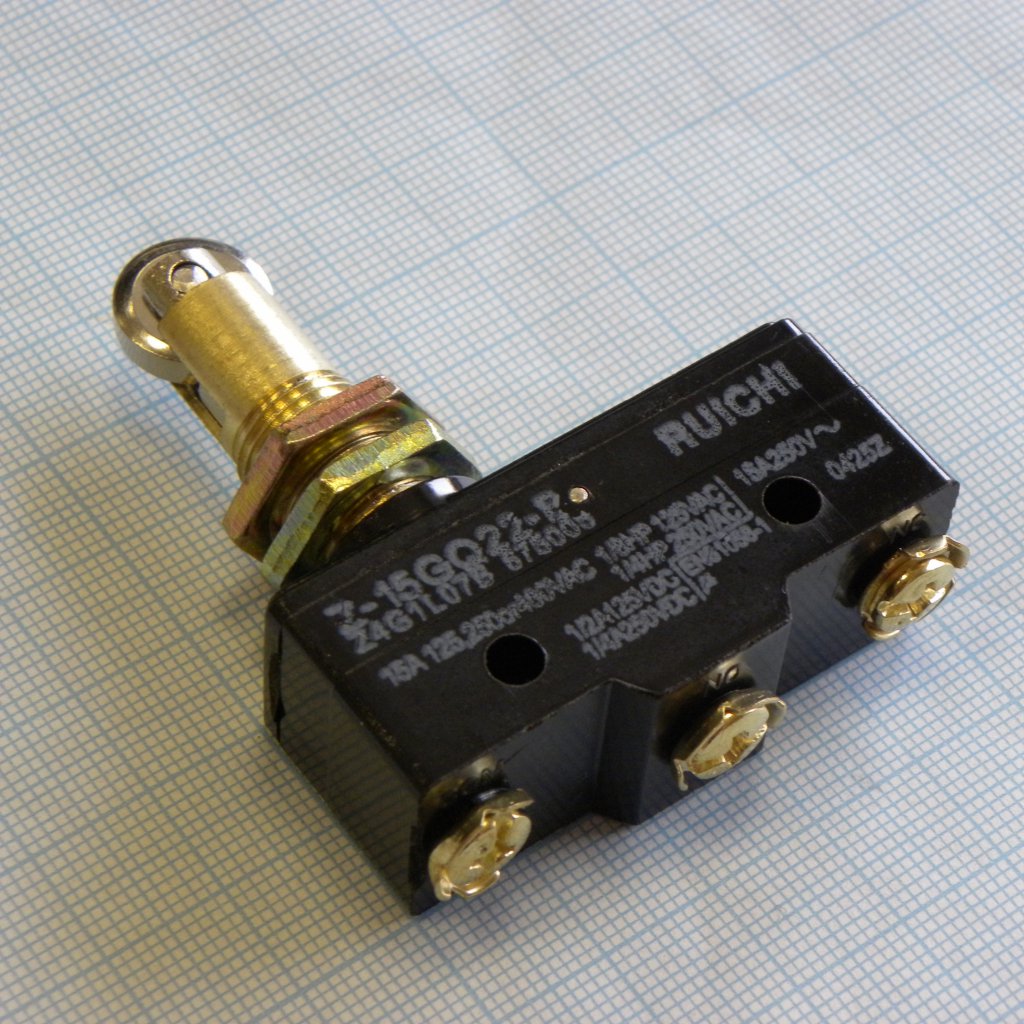 Микропереключатель с роликом Z-15GQ22-B без фиксации - купить по ...