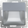 Встраиваемый светильник   1.0W Белый дневной WL06-BL-01-LED 220V IP20 квадратный / W1154106 серебряный