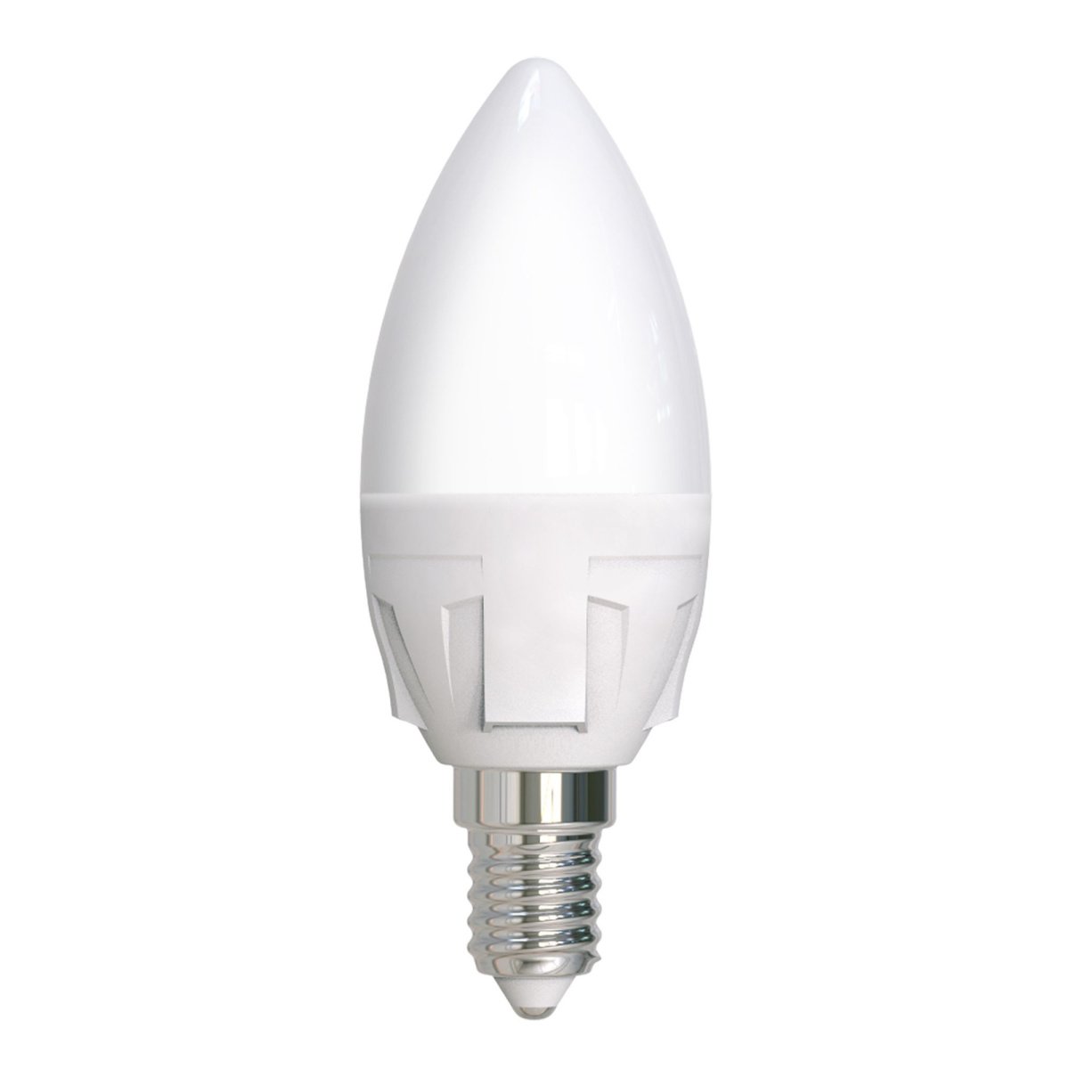 светодиодная лампа свеча Белый  7.0W UL-00011014 LED-C37 7W-6500K-E14-FR PLP01WH ЯРКАЯ