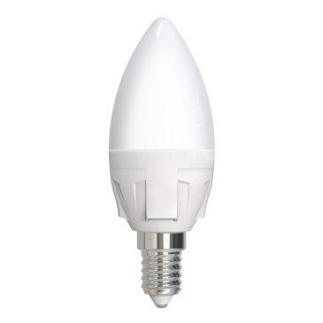 светодиодная лампа свеча Белый  7.0W UL-00011014 LED-C37 7W-6500K-E14-FR PLP01WH ЯРКАЯ