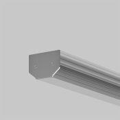Заглушка торцевая к профилю Exility X TRA239MPEC-S серебро (2шт)
