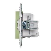 Штепсельная розетка встраиваемая IEK SKANDY 16А SK-R14-16-K06 SK-R04G с з/к без з/ш мятный