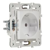 Штепсельная розетка встраиваемая IEK SKANDY 16А SK-R11-16-K01 SK-R05W с з/к без з/ш арктический белый